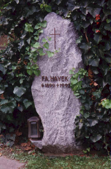 Hayek's Gravestone